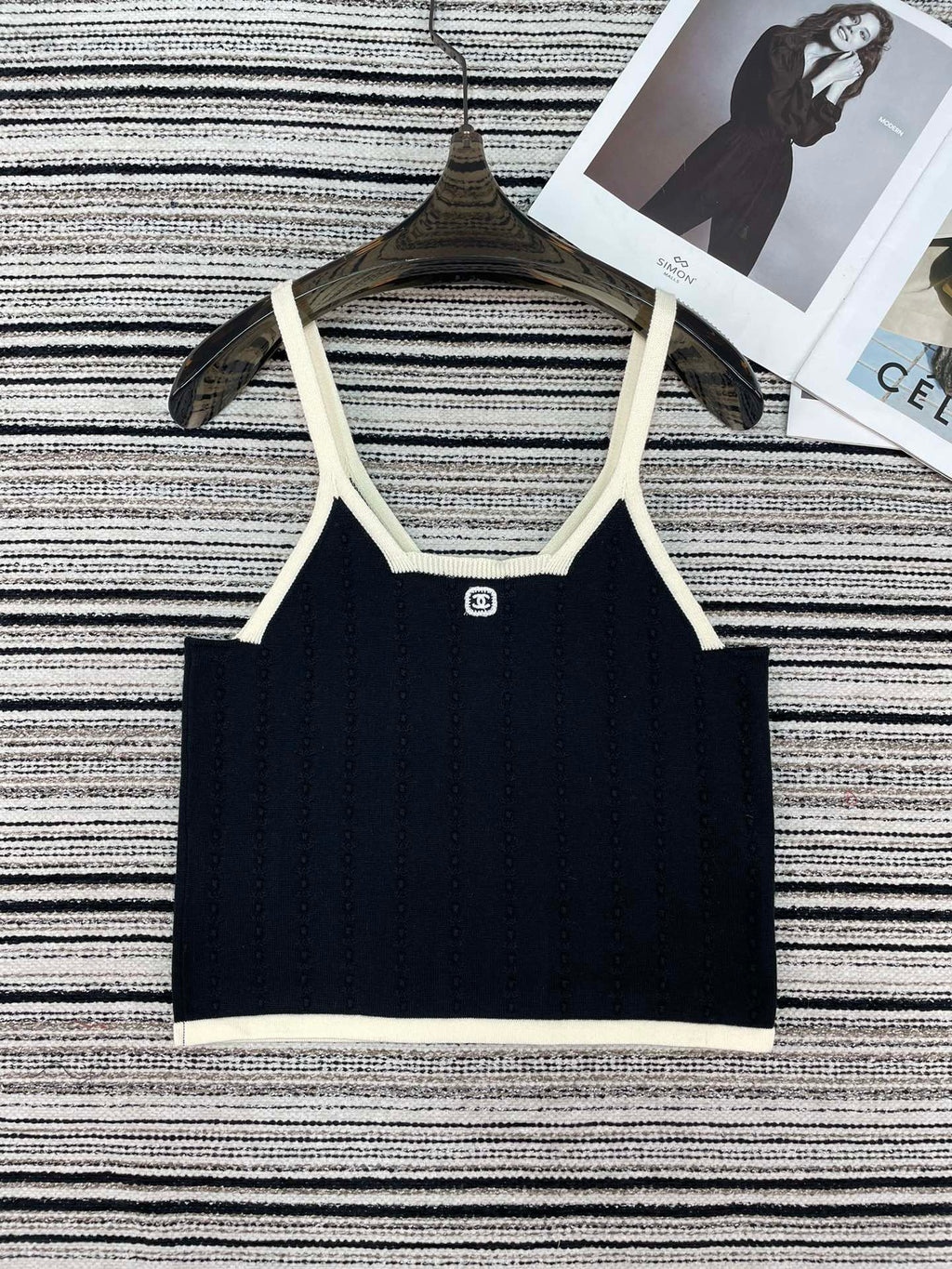 Chanel 2026  V-neckline Camisole Cotton