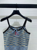 Miumiu 2026 Gradient Camisole Pink and Blue Polyester Viscose 352411