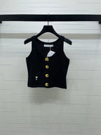 Dior 2026 Vest With Gold Button Wool