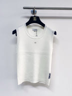 Chanel 2026 Vest Black and White Wool 704587