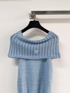Chanel 2026 Off-the-shoulder Knitted Top Wool Cashmere