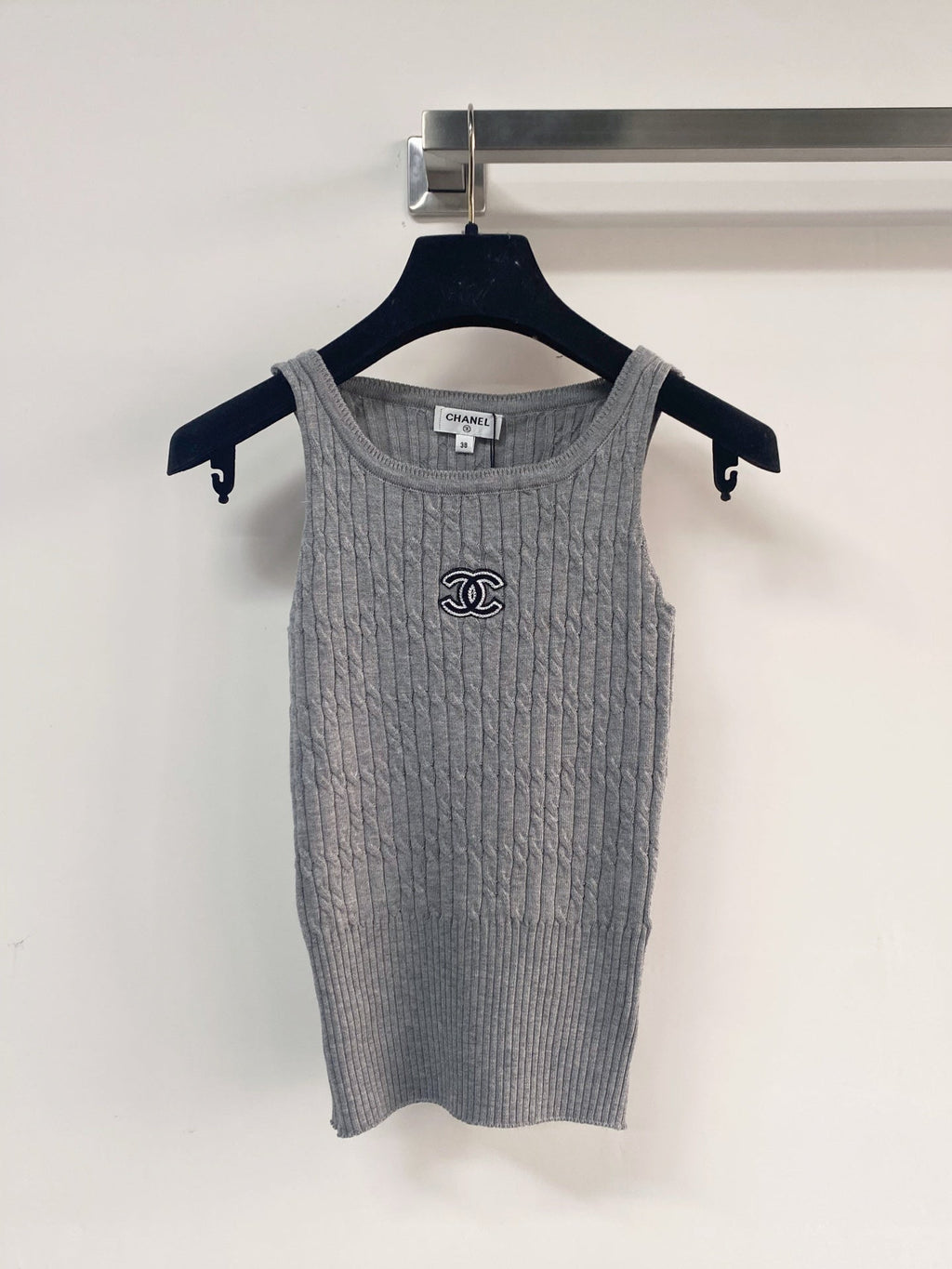 Chanel 2026 Knit Tank Top Wool Cashmere