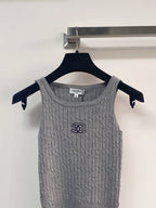 Chanel 2026 Knit Tank Top Wool Cashmere
