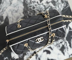 Chanel 2025 Bowling Bag Black Lambskin 342996