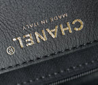 Chanel 𝖧𝗈𝖻𝗈 Backpack 𝖬𝖺𝗑 Large Black Calfskin