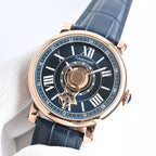 Cartier Rotonde de 45mm Pink Gold Calfskin Belt