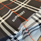 BBR Long Scarf 200CM Black Cashmere 293339