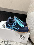 Loewe 25 Ballet Runner 2.0 Sneaker Blue Suede