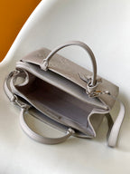 LV Petit Palais Bag Gray Cowhide 251695