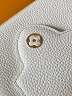 LV x TM 2026 Capucines Bag White Purple Taurillon Cowhide Leather 281559