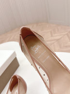 CL x Margiela 25 Split Toe Beige Mesh Sheepskin 322087