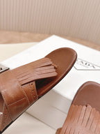 PRA 26S Thong Sandals Brown Calfskin 600598