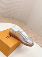 LV 2026 Frontrow Sneaker Silver Cowhide 595446