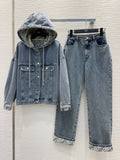 Fendi 25 Denim Set Light blue Cotton