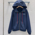 Miu Miu 25 Jacket Dark Blue Cotton
