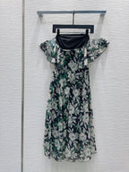 Loewe 2025 Floral Skirt Polyester Fiber