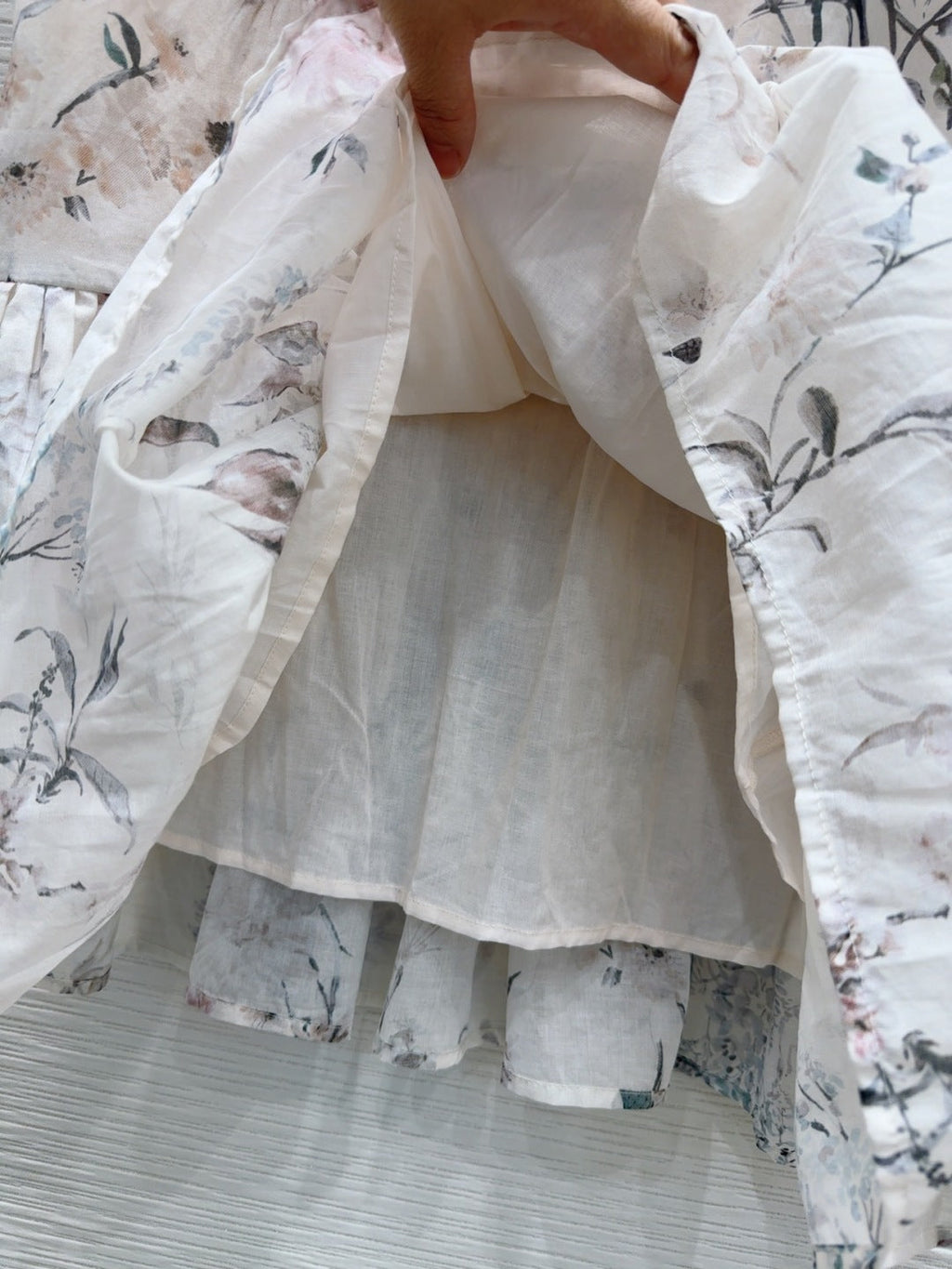 CD 25 Short Dress Multicolor Cotton