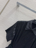 Fendi 2025 Shirt Dress Black Viscose