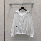 CD 25 Sun Protection Suit Gray and White Polyester