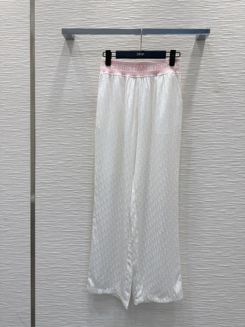 CD 25 Monogram Suit White Silk Cotton