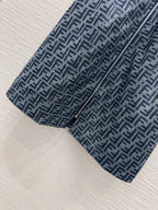 Fendi 25 Dress Blue Cotton