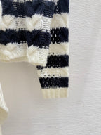 CD 25 Striped Long sleeve Sweater 286356