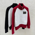 Miumiu 2025 Jacket Red and Black Wool 706677