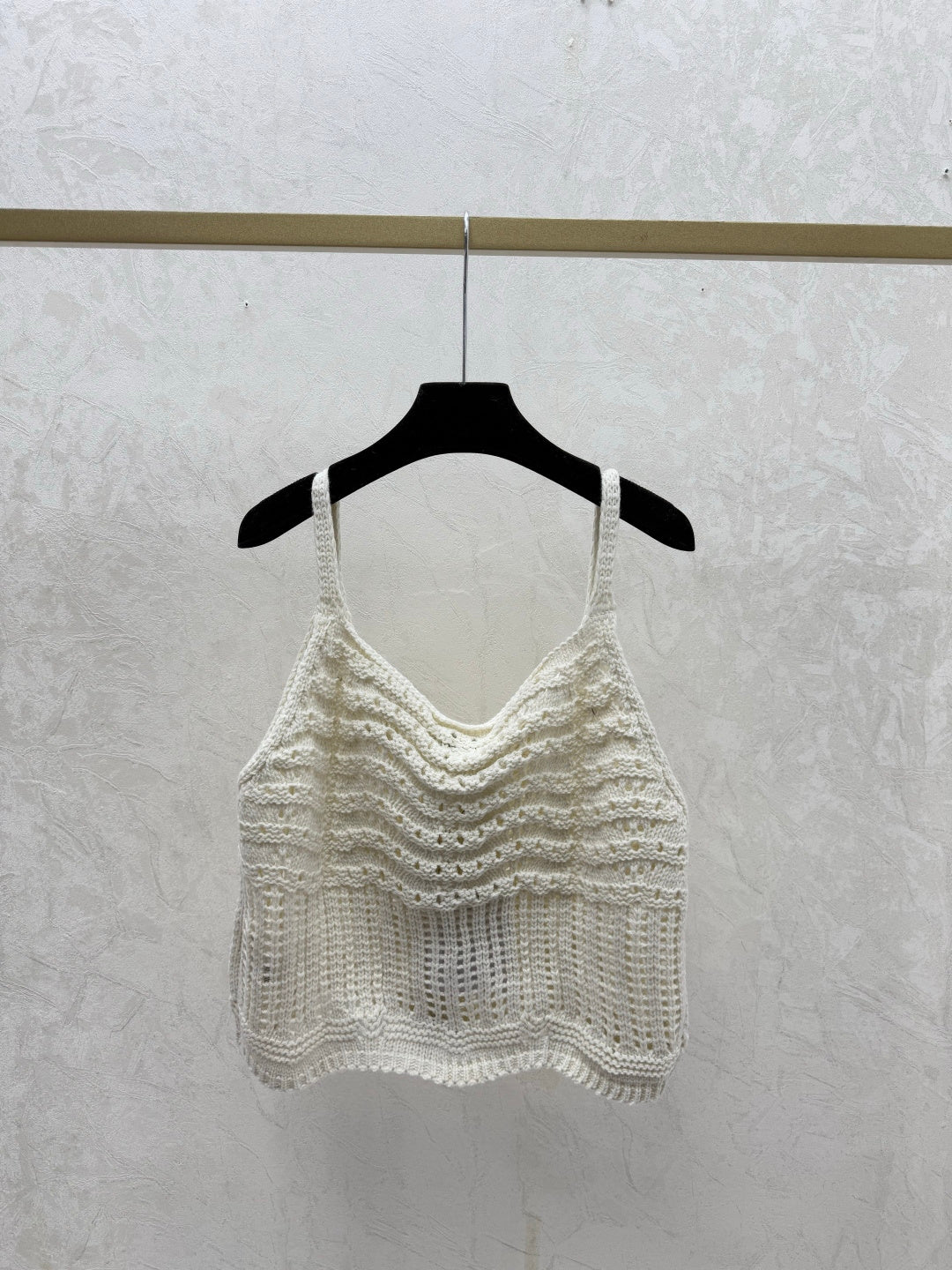 Chanel 2026 Hollow Camisole Wool Nylon
