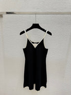 Chanel 2026 V-Neck Camisole Dress Cotton