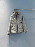 CD 25 hooded jacket baby blue polyester