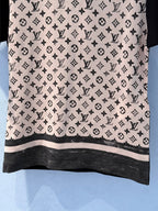 LV Flower T-shirt Light Pink Cotton