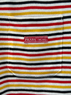 Prada 25 Striped T-shirt Multicolor Cotton 220088