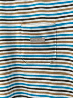 Prada 25 Striped T-shirt Multicolor Cotton 220087