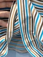 Prada 25 Striped T-shirt Multicolor Cotton 220087