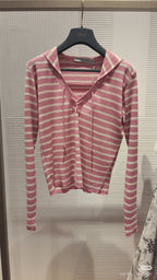CD 25 Striped Long Sleeve Shirt Cotton