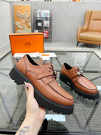 HM Men's First Oxford Loafer Brown Cowhide 590527