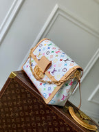 LV Dauphine Soft White Multicolore Monogram Canvas 330771
