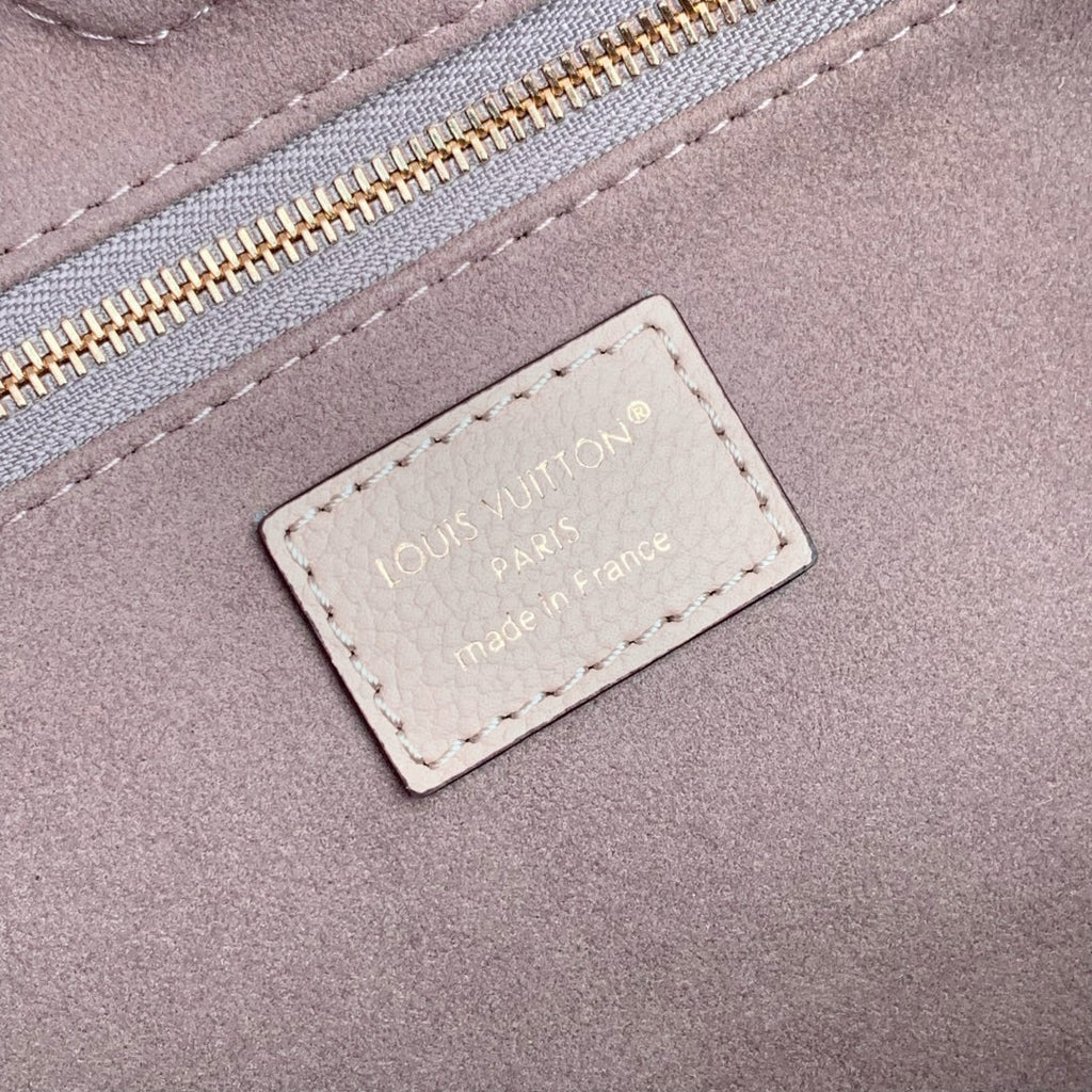 Anytime 42cm Tote Bag Light Pink Gold Empreinte leather 251561