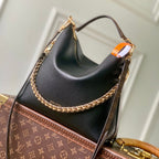 LV 2025 Multipass Bag Black mix Brown Canvas Calfskin 347360