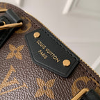LV 2025 Alma BB cm Bag Brown Canvas Leather 347367