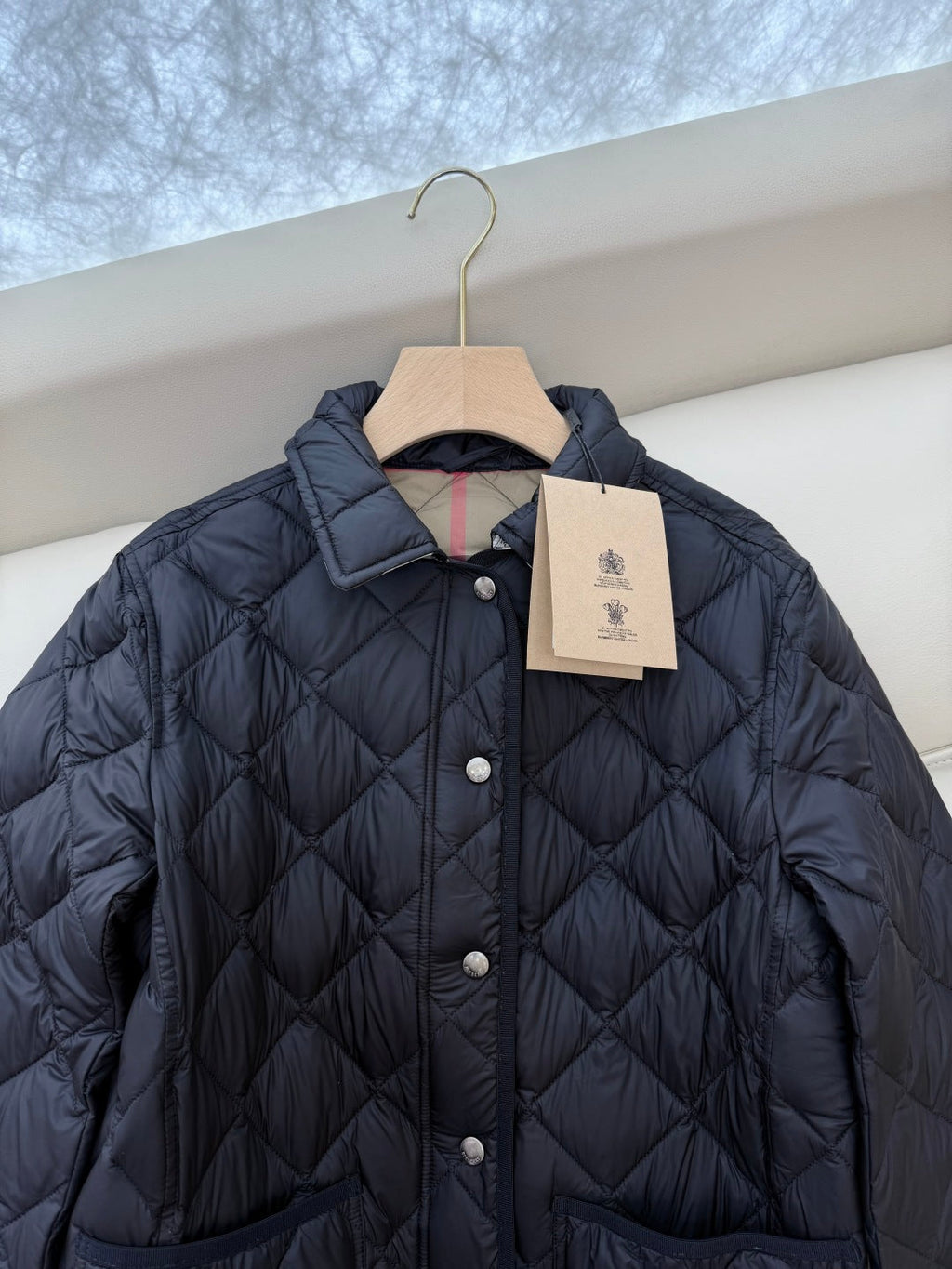 Burberry 25 Jacket Black Nylon Cotton