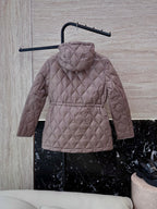 Burberry 25 Mid-Length Jacket Whimshy Pink Nylon Cotton
