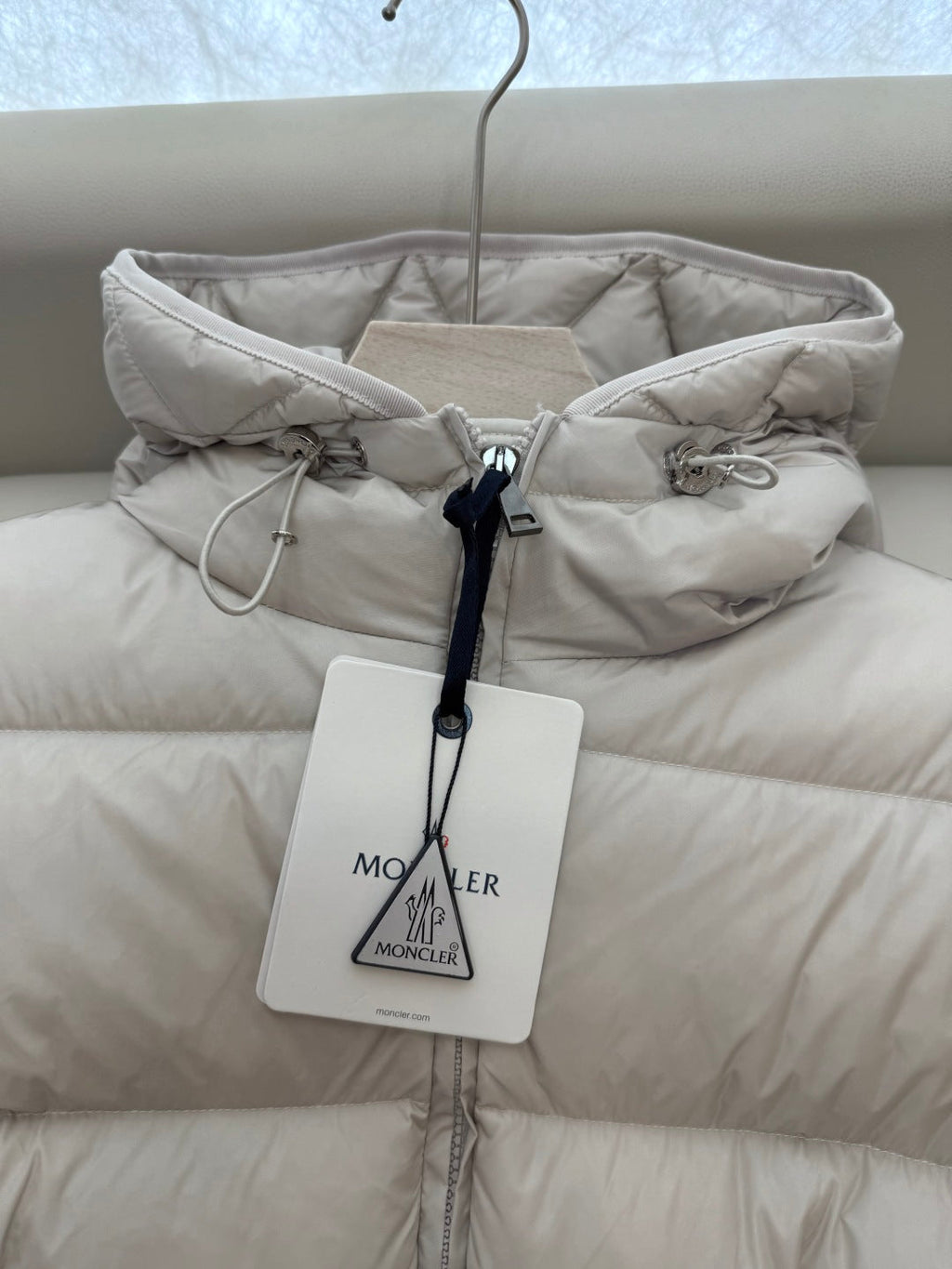 Moncler 25 Jacket White Polyester And Goose Feathers 301515