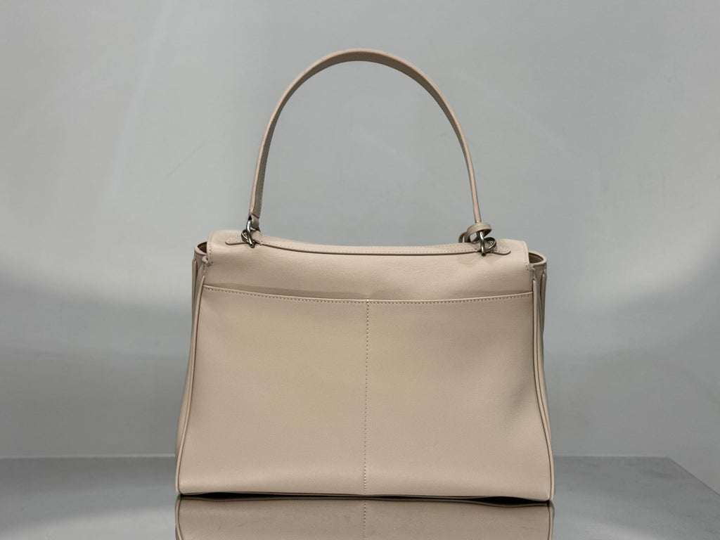 Balenciaga Medium Bag 35 Beige Calfskin Sliver Hardware