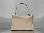 Balenciaga Medium Bag 35 Beige Calfskin Sliver Hardware