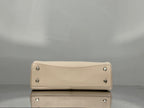 Balenciaga Medium Bag 35 Beige Calfskin Sliver Hardware