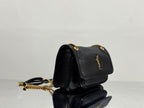 YSL Niki Mini Handbag 18 Black Lambskin Gold Hardware