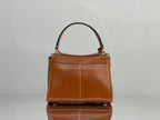 Balenciaga Small Bag 22 Camel Brown Cowhide Sliver Hardware