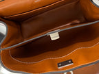 Balenciaga Small Bag 22 Camel Brown Cowhide Sliver Hardware