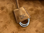 Balenciaga Medium Bag 35 Camel Brown Suede Sliver Hardware